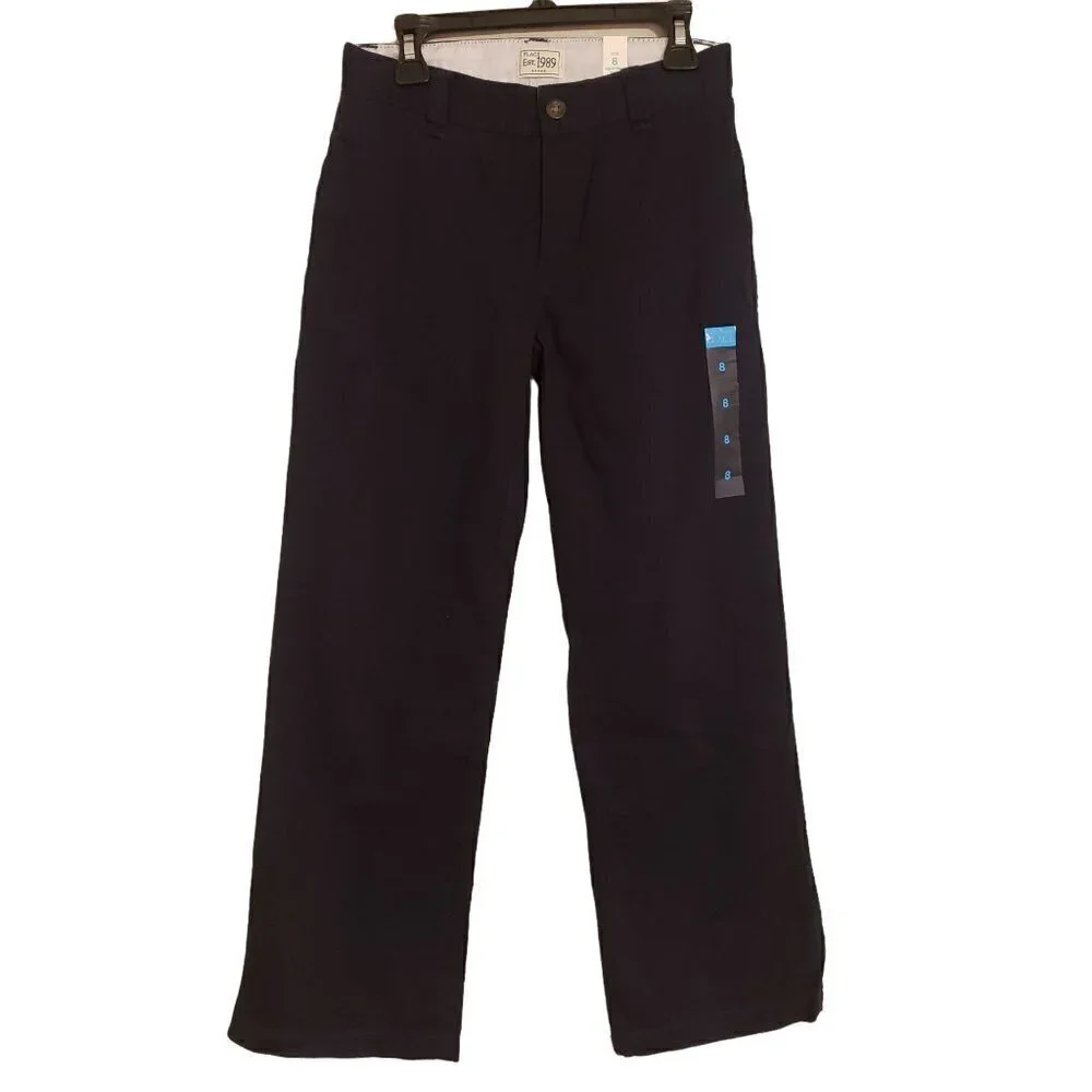Children's Place boys navy pants Size 8 NWT